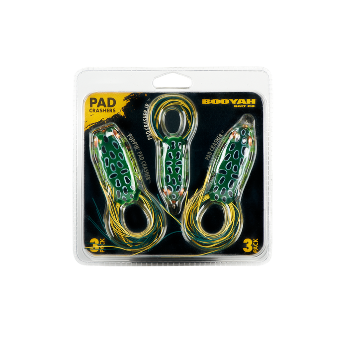 Booyah 3-Piece Pad Crasher Hollow Body Frog Combo