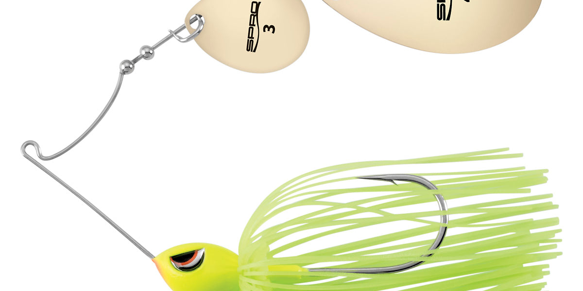 The @spro.usa Thumper Spinnerbait comes equipped with Gamakatsu