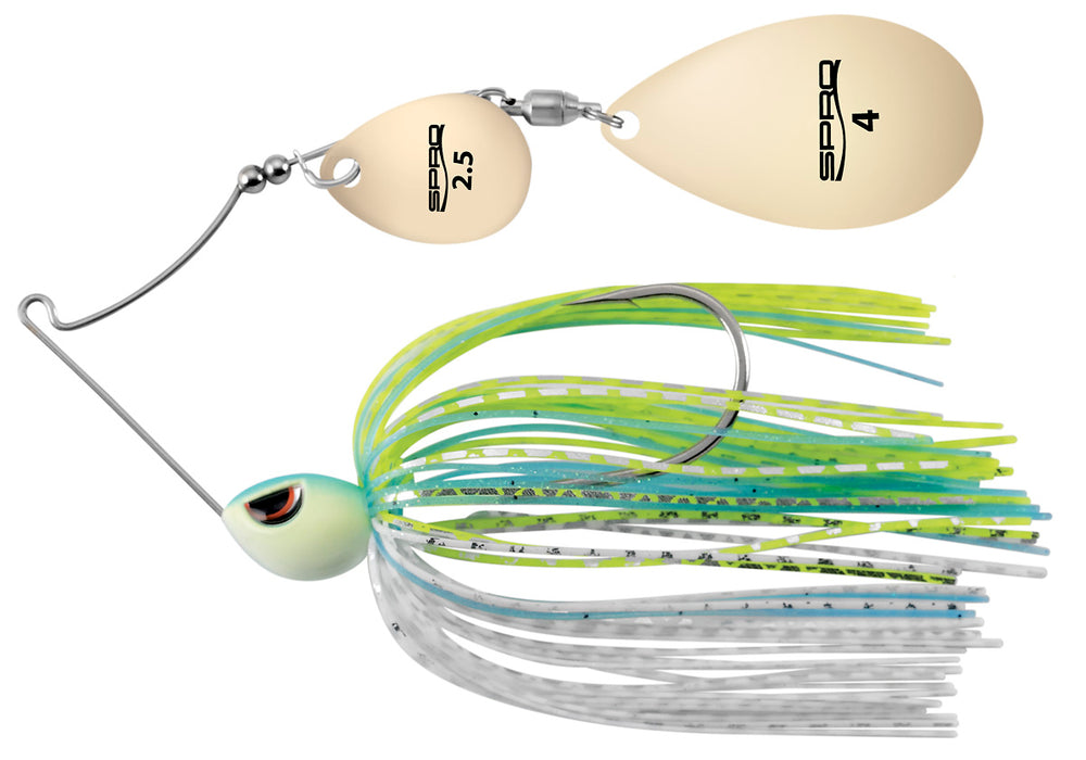 Spro Thumper Spinnerbait Chartreuse/White / 3/8 oz