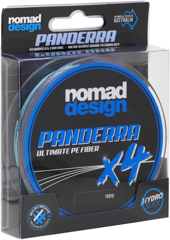 Nomad Design Panderra X4 Braided Line 15lb 3000yds - Multicolor 