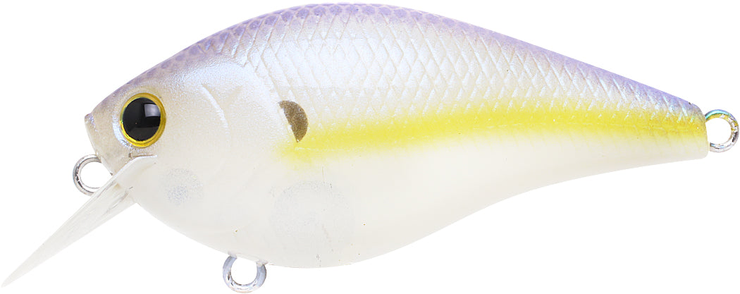 Lucky Craft LC Silent Squarebill Crankbait 1.5 / Chartreuse Shad