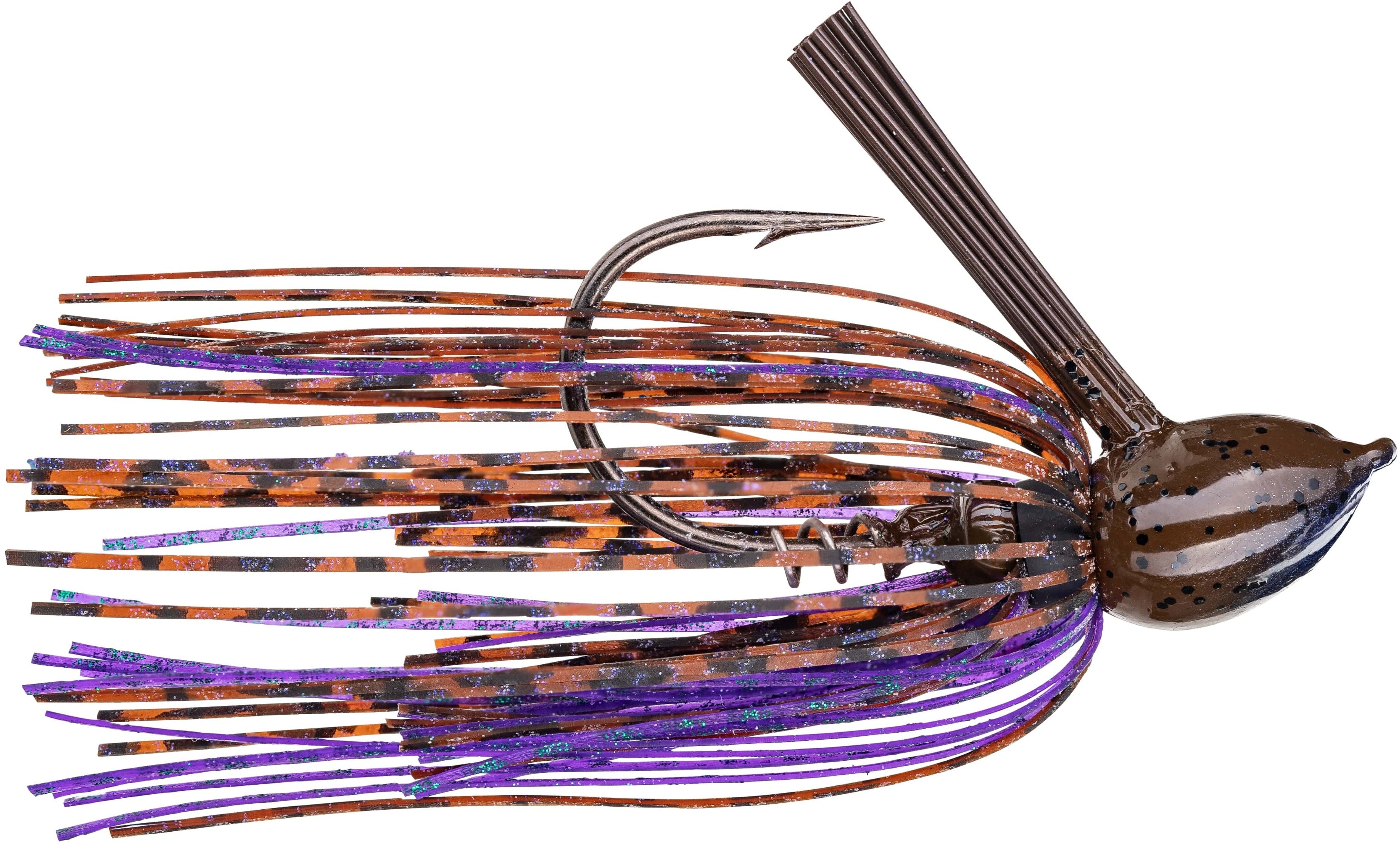 c f hook pallet fishing Strike King Hack Attack Flipping Jig - Peanut Butter Bug