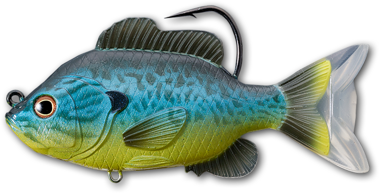 5 Bluegill Sunfish Perch Glide Swimbait 1.25 oz
