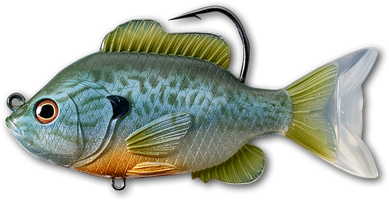 LIVETARGET Sunfish Soft Body Top Hook Swimbait