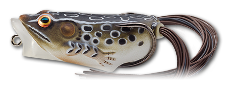 LIVETARGET Popper Frog Hollow Body Topwater Frog