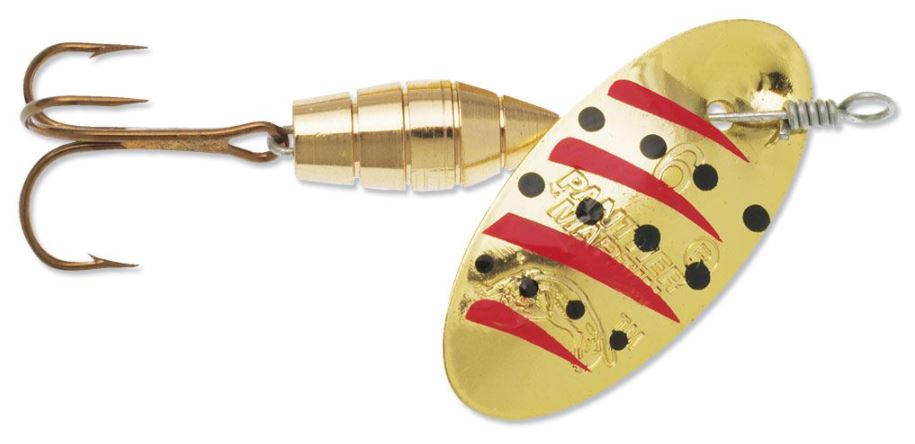Panther Martin Deluxe Spinner, Gold/Black/Red