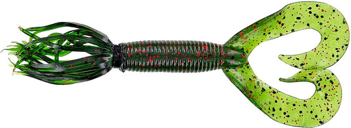 Gary Yamamoto Double Tail Hula Grub - 5 Inch - Watermelon Black Red