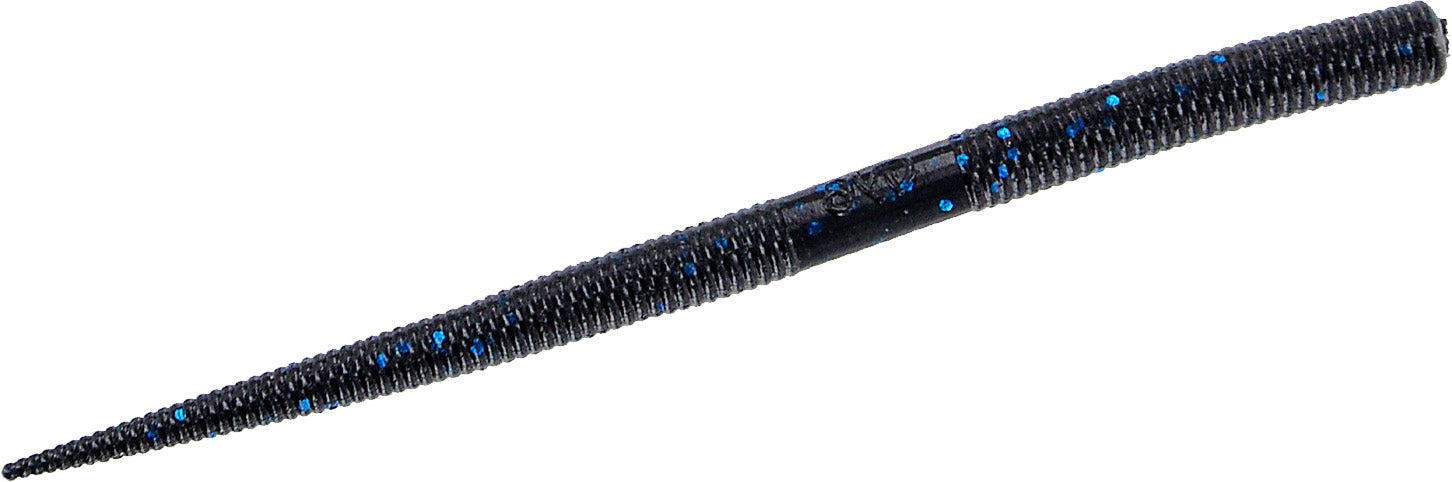 Yamamoto Baits Senko Worm Fishing Bait (Color: Black w/ Large Blue