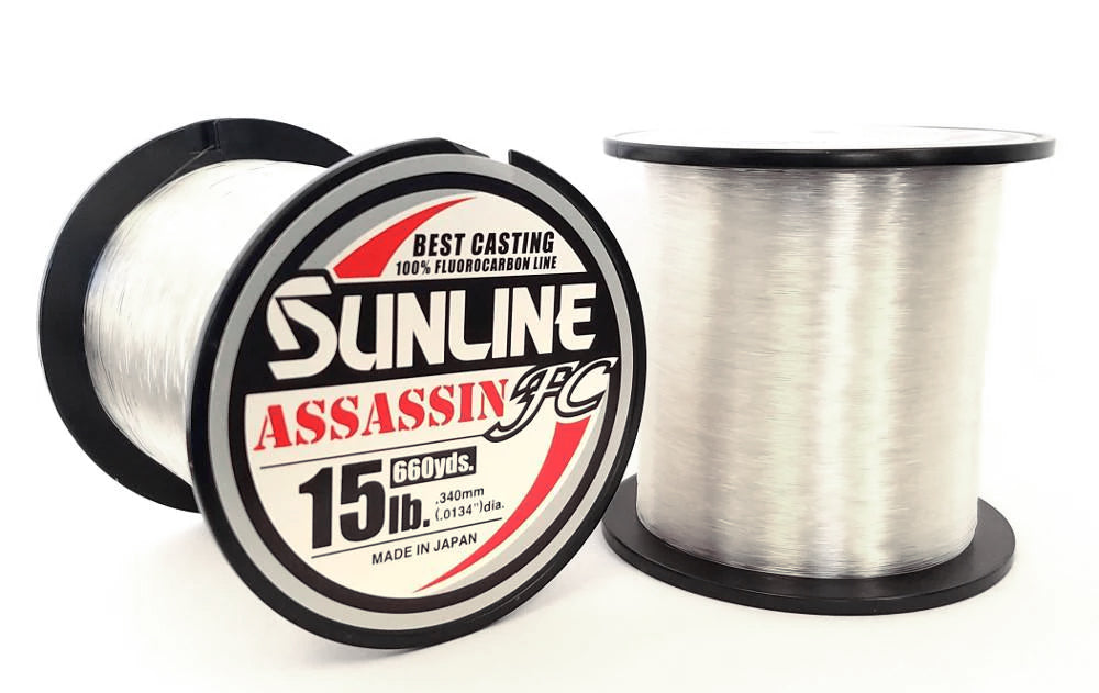 Sunline Assassin FC Fluorocarbon Line Clear 660 Yards — Discount