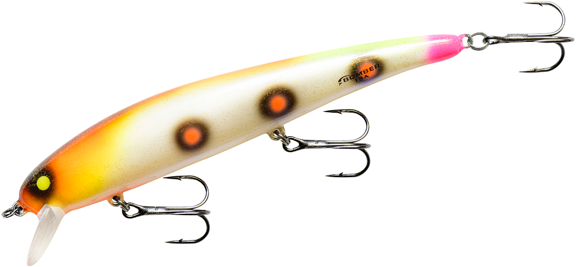 Pradco Lures Bomber Long A 3/8 4 1/2 Gold/Orange Belly Md#: B15A
