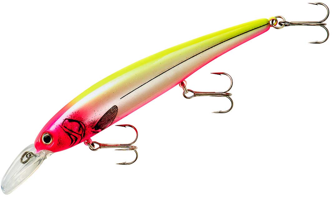 canadian walleye fishing lures Bandit Walleye Shallow Pink Yellow