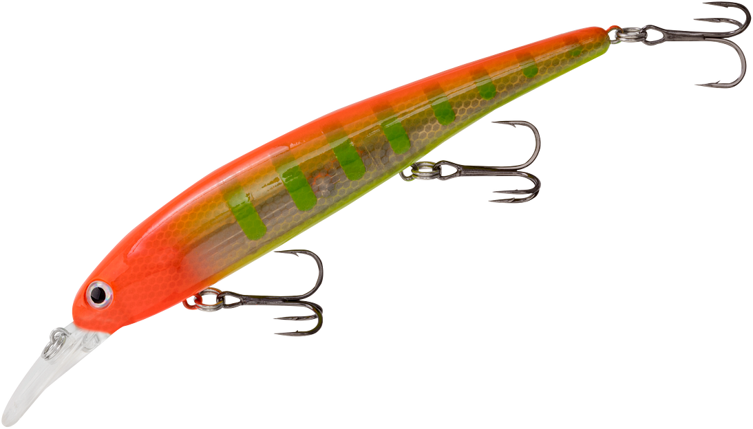 bandit fishing lures for walleye dunhams Bandit Walleye Shallow Chart/Orange/Chartreuse Head
