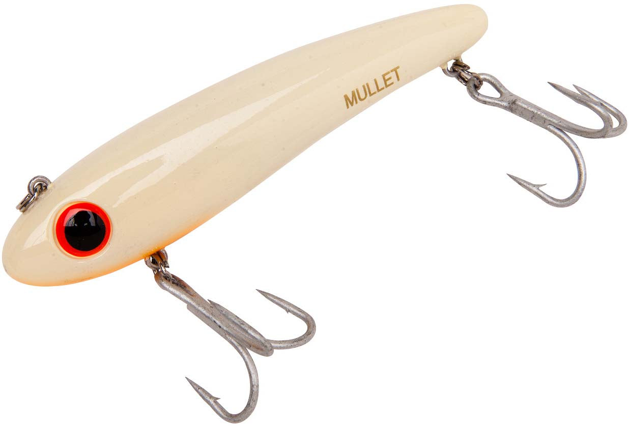 Bomber Saltwater Mullet Bone/Orange