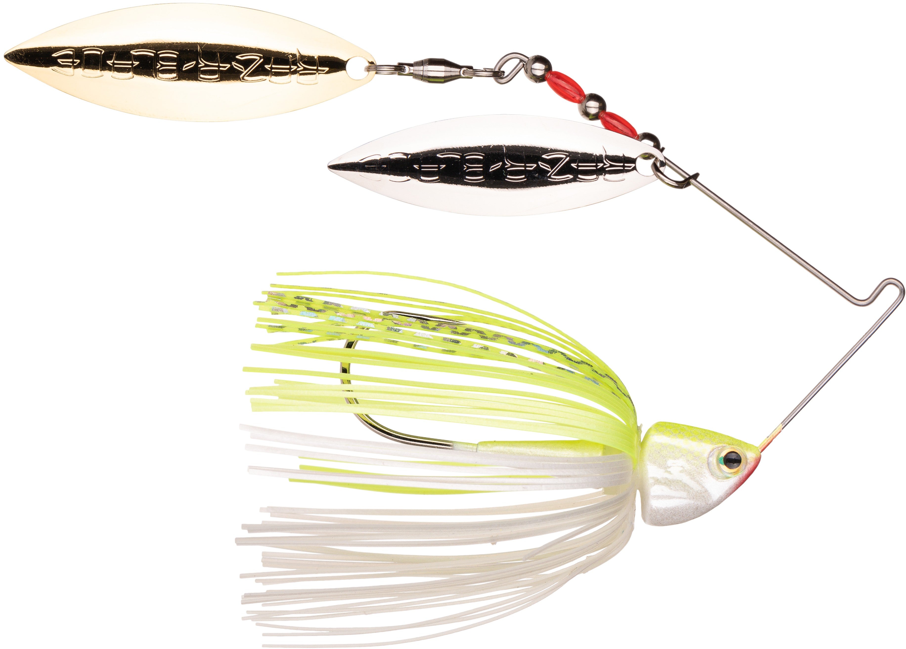 basketball fishing lure Strike King Burner Spinnerbait Chartreuse White / 1/2 oz
