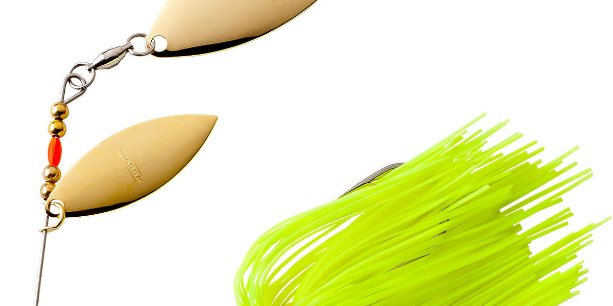 booyah dual blade spinners copper fishing lures Booyah 3/8 oz Double Willow Blade Spinnerbait