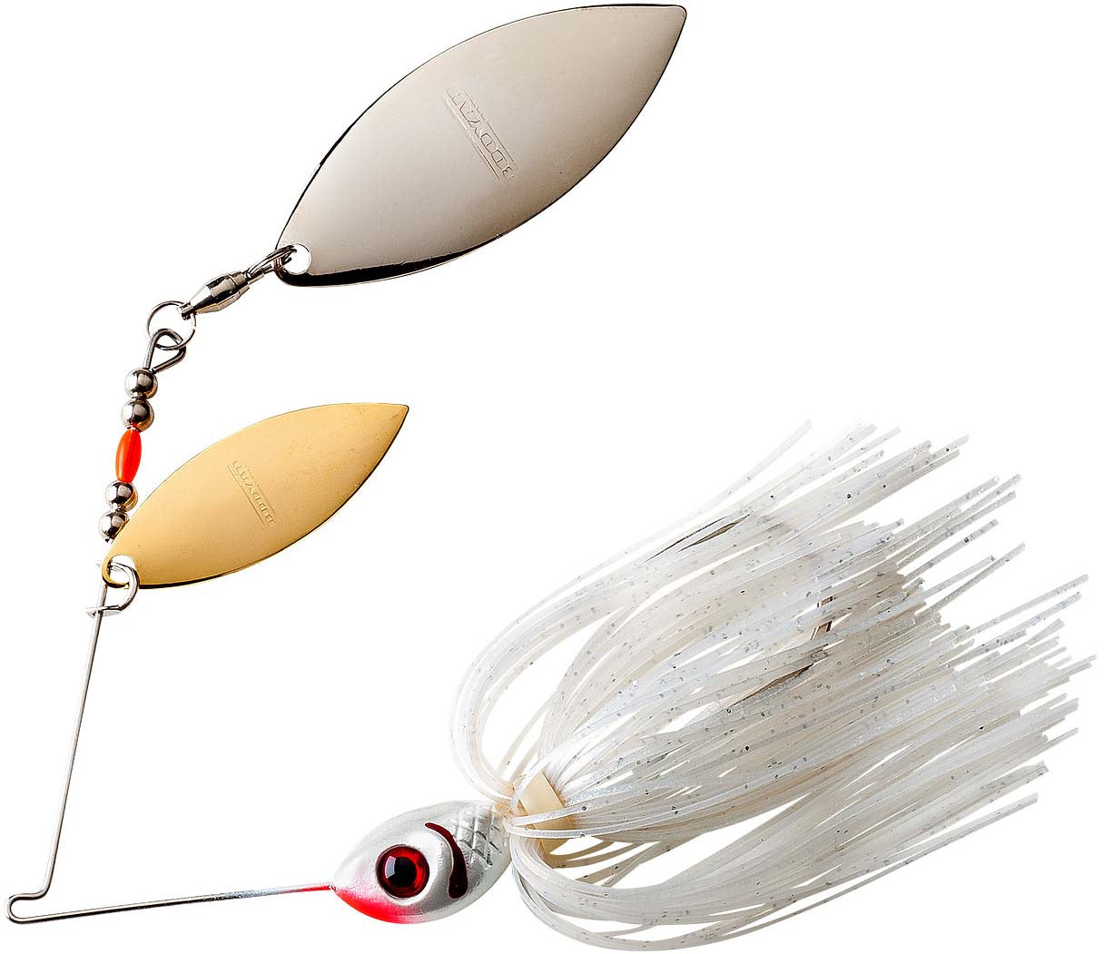 BOOYAH Glow Blade - Double Willow - Snow White/Dual White Blades - 1/2 oz,  Spinners & Spinnerbaits -  Canada