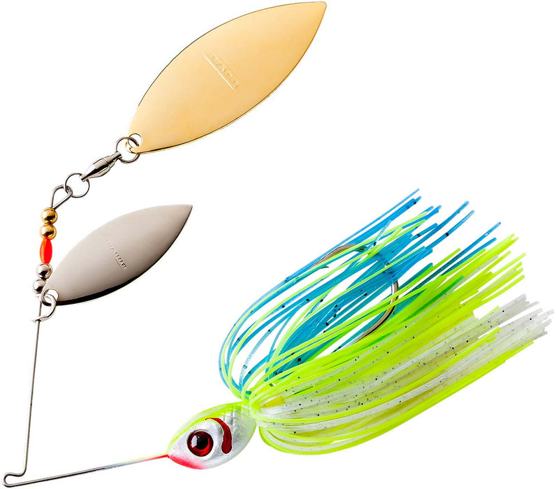 Booyah Blade Spinnerbait Double Willow - 3/8 oz - Citrus Shad