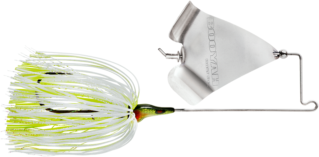 Lunker Lure Buzz Bait, Chartreuse with Silver Blade, 3/8-Ounce