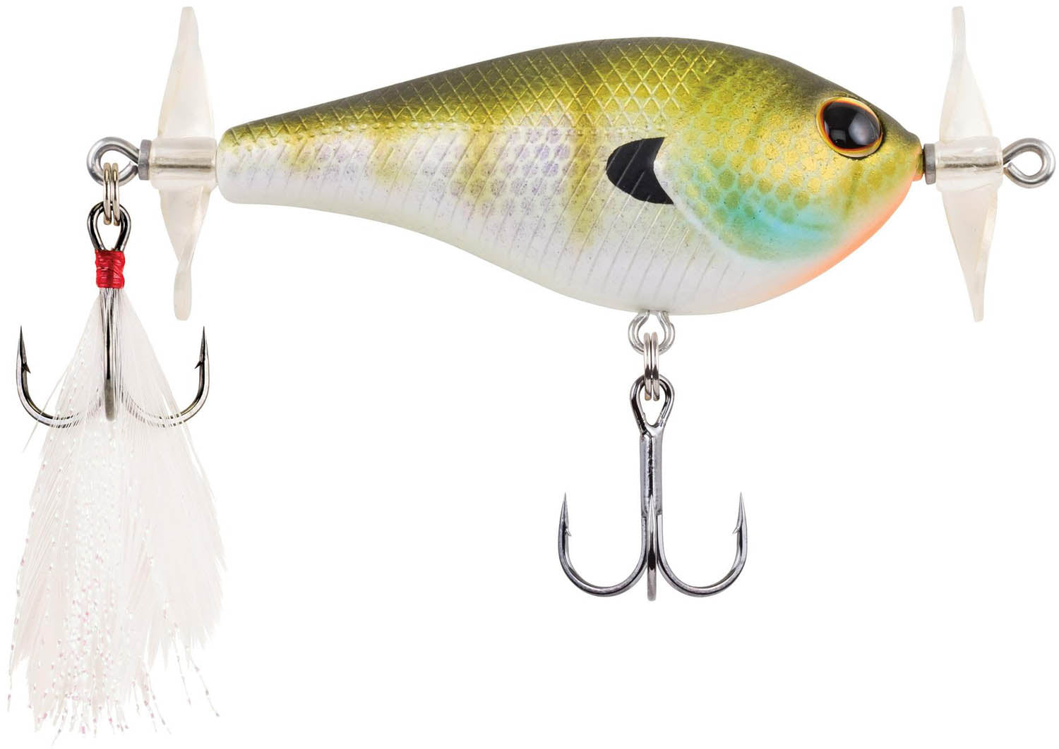 binsky fishing lure D-Ski Custom Baits 6" Dozer DNR Musky Shop it is most effective from fall thru winter and early spring Berkley Spin Bomb - MF