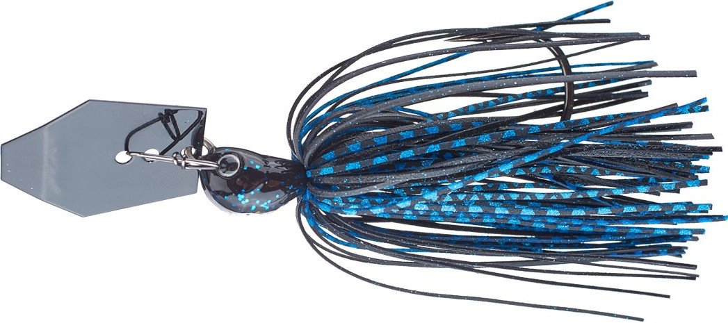 Z-Man Chatter Bait Original Freshwater Fishing Lure, 3/8 oz, Blue Back 