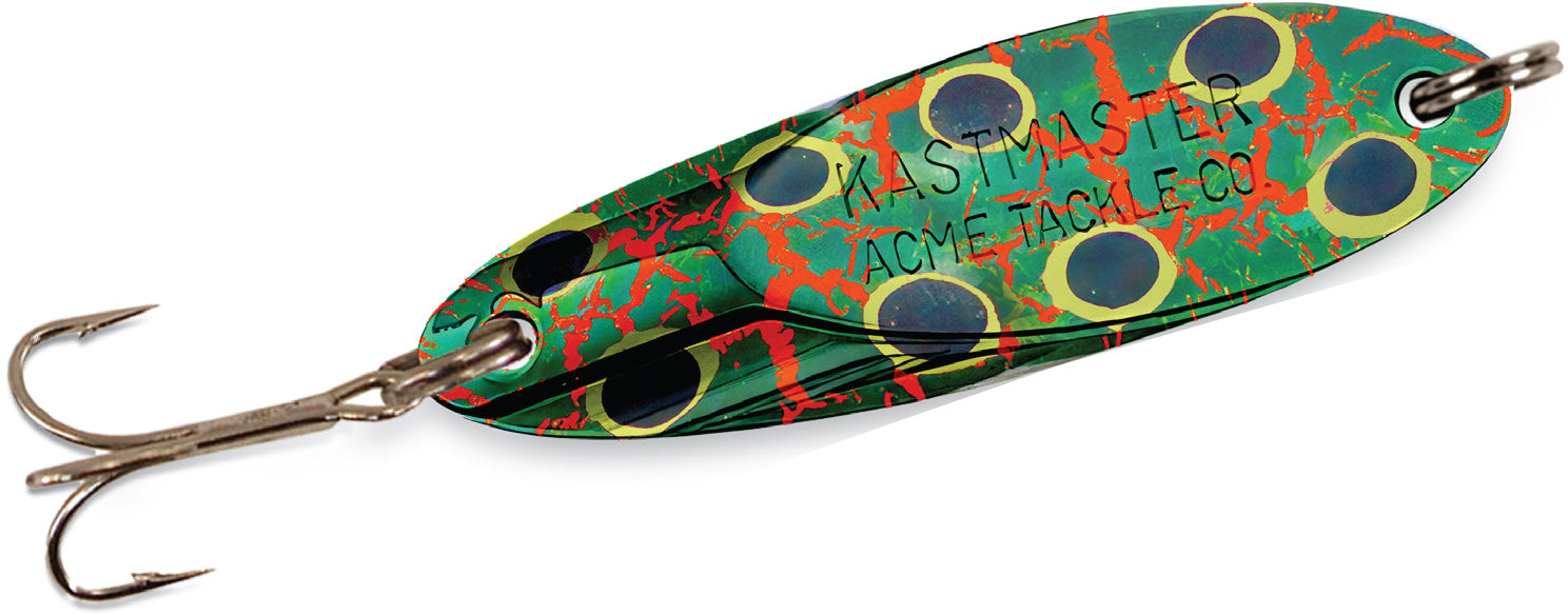 Acme Kastmaster Spoon 1/8 oz. Bleeding Frog - BRS Exclusive Color