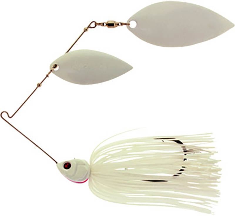 double martini fishing lure River2Sea Ish Monroe Bling Double Willow Spinnerbait 1/2 oz. Flo