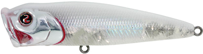 big white and blue popper fishing lure River2Sea Bubble Popper 88 / Sooner