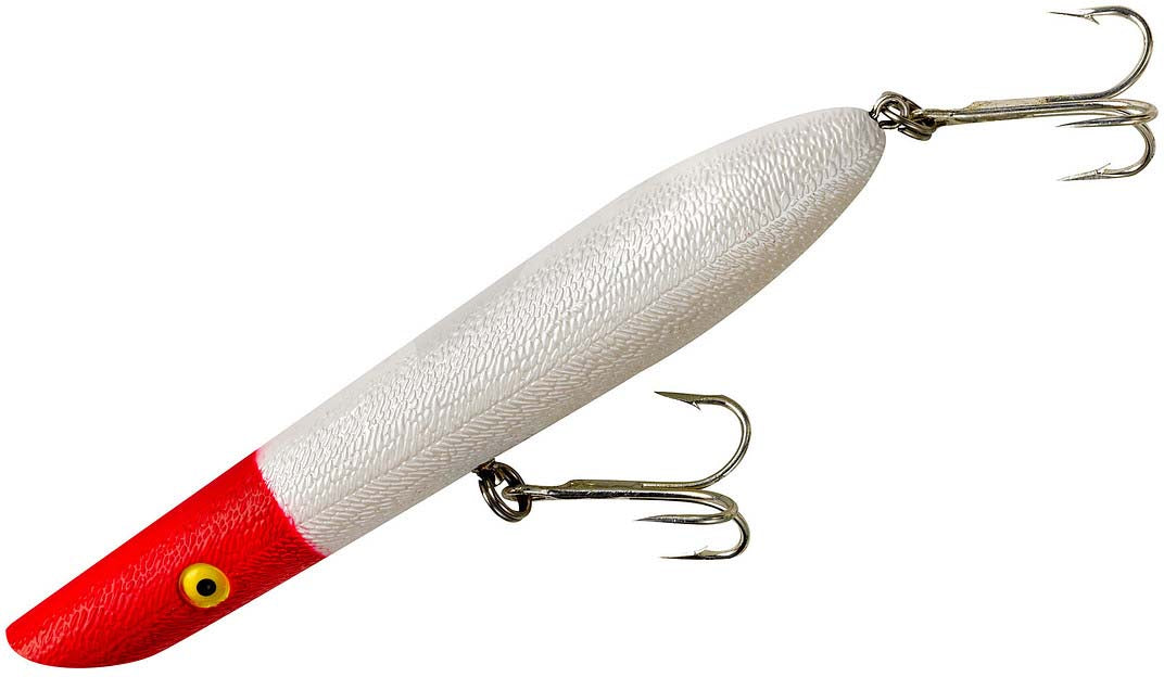 Cotton Cordell Pencil Popper Fishing Lure - Chrome/Black Back - 6 in