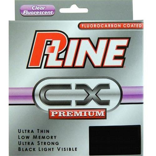 P-Line CX Premium Clear Fluorescent Fishing Line 260-300 Yard (Filler Spool)