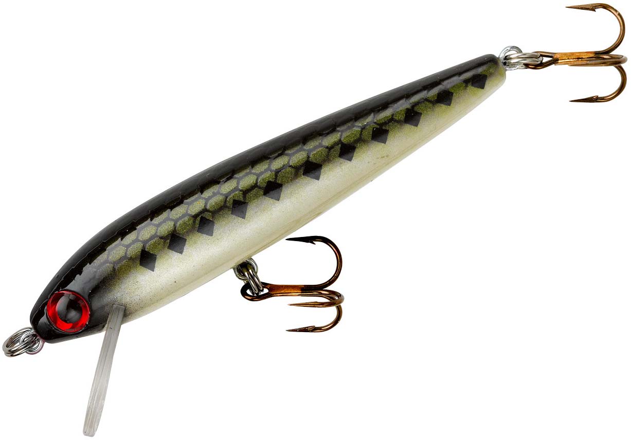Rebel Lures Tracdown Minnow Slow-Sinking Crankbait Fishing Lure - Great for  Bass, Trout and Walleye