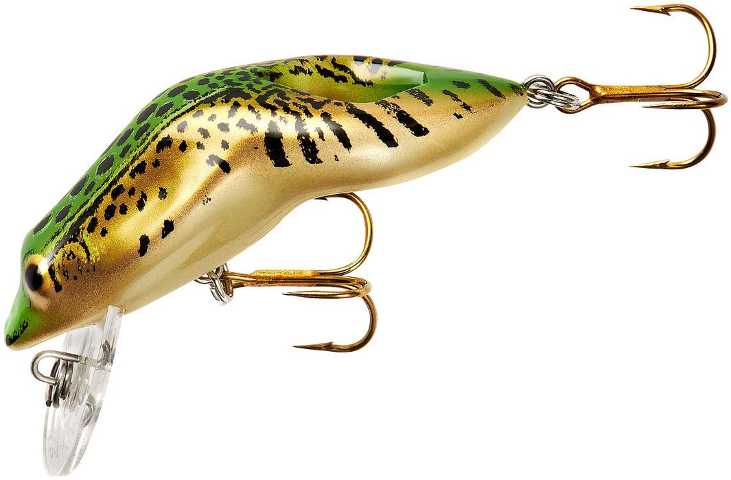 Square Lip REBEL WEE R SHALLOW Lure GOLD BLACK BACK STRIPES – Toad