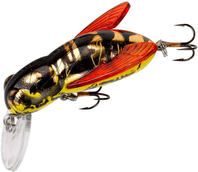 Rebel Bumble Bug F7413 Bright Green Fly Crankbait Lure for sale online