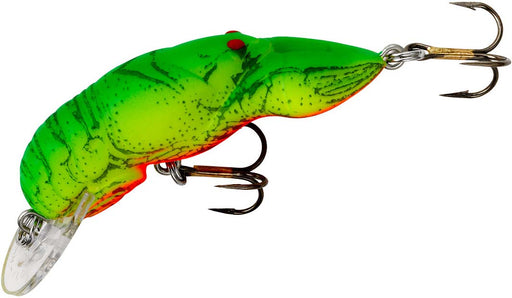Rebel Wee Crawfish 2 inch Medium Diving Crankbait - Chartreuse/Green Back Crawfish