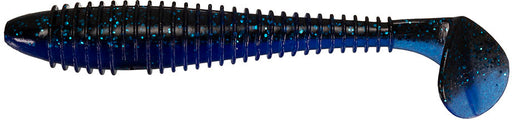Keitech Fat Swing Impact 3.8 inch Soft Paddle Tail Swimbait - Black Blue