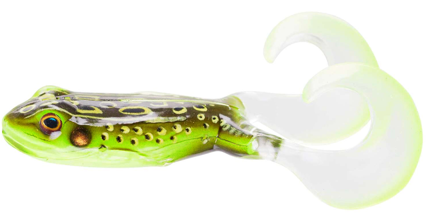 LiveTarget Fsf100t525 Freestyle Frog Topwater 4 inch, Fire Tip