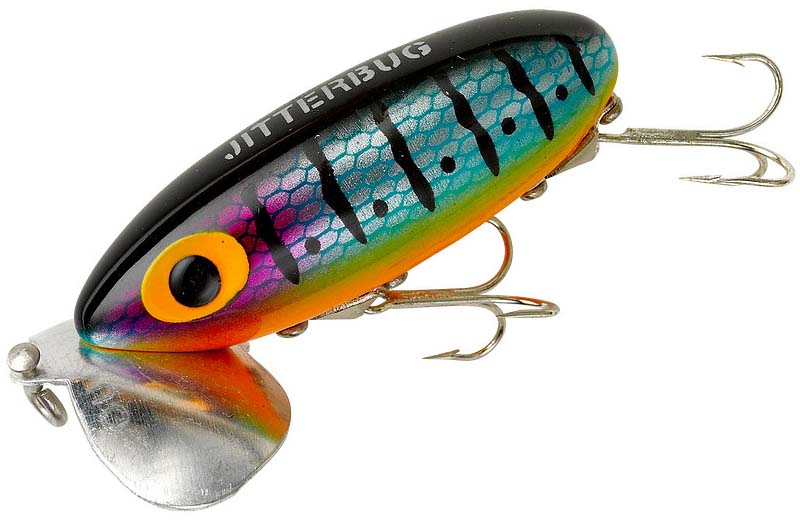Arbogast Original 5/8oz Jitterbug Top Water G650-115 FIRE TIGER for  Bass/Pike