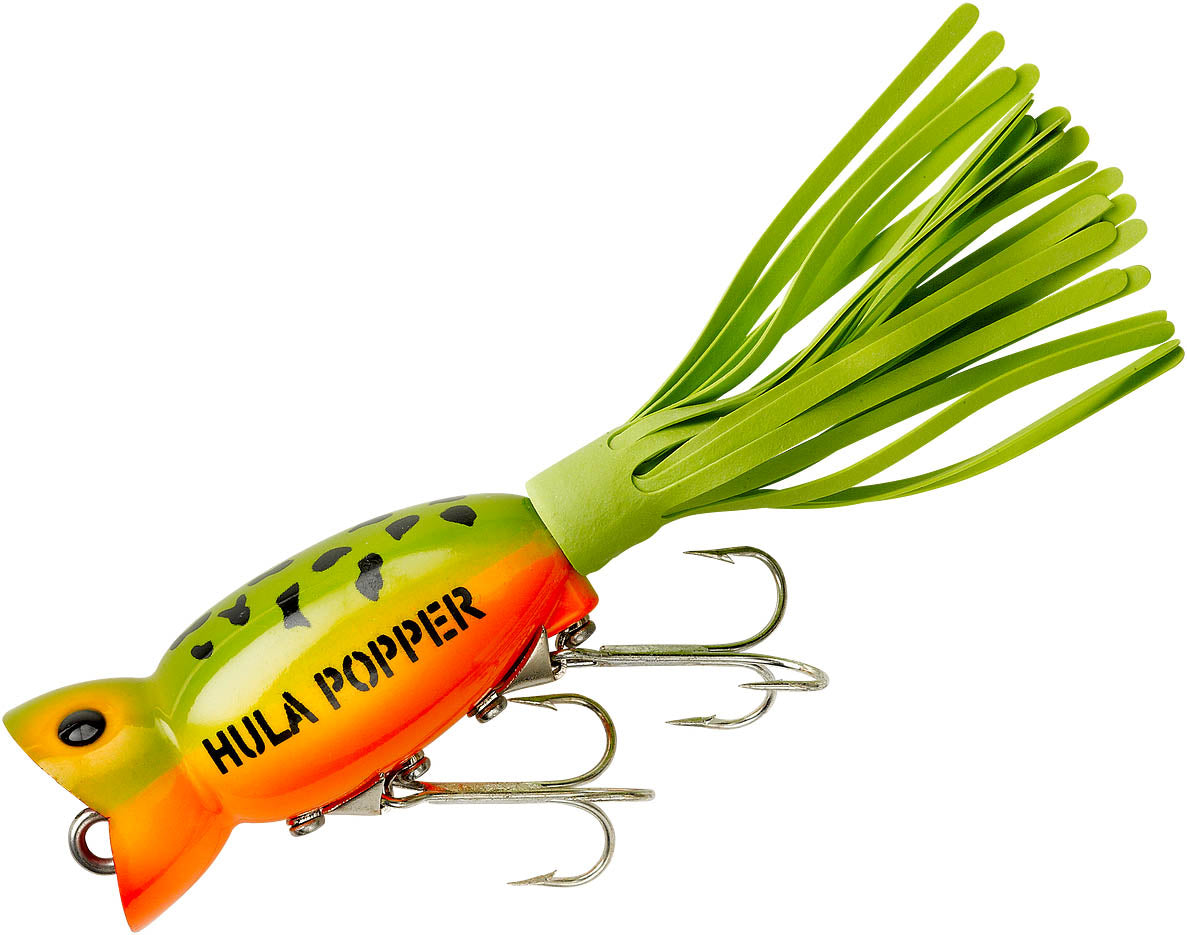 Arbogast Hula Popper Topwater Baits 1 3/4 Perch 1/4 oz. 