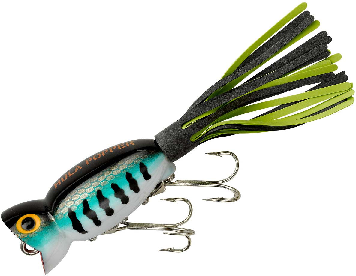 Arbogast 2 in. Hula Popper, Bass