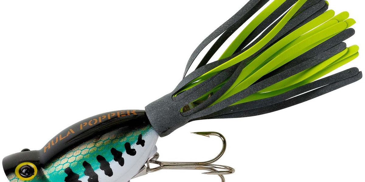 Arbogast Hula Popper Topwater Fishing Lure 1 1/4 - 3/16 oz