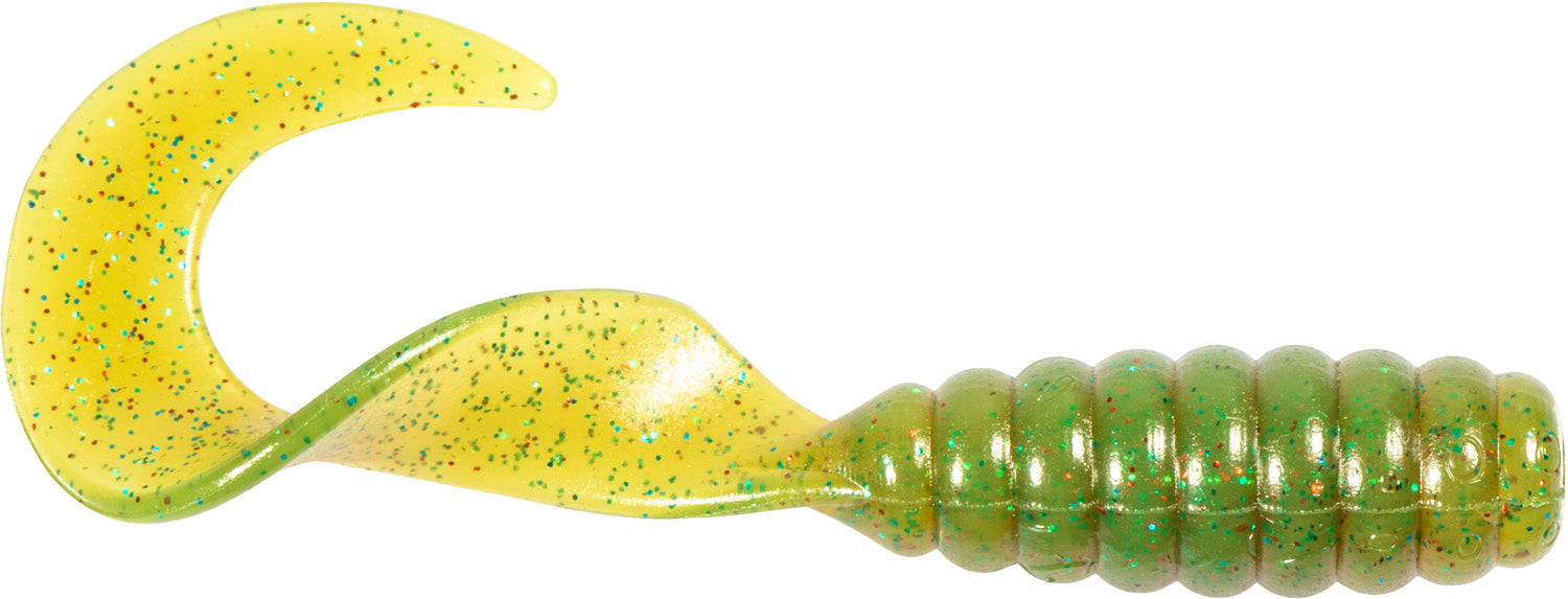 New 7cm Killer Crank Green Grub Tail Soft Plastic Fishing Lures