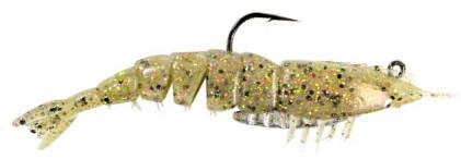 Z-Man EZ ShrimpZ 3 1/2 inch Rigged w/ Mustad Weighted Hook 2 pack