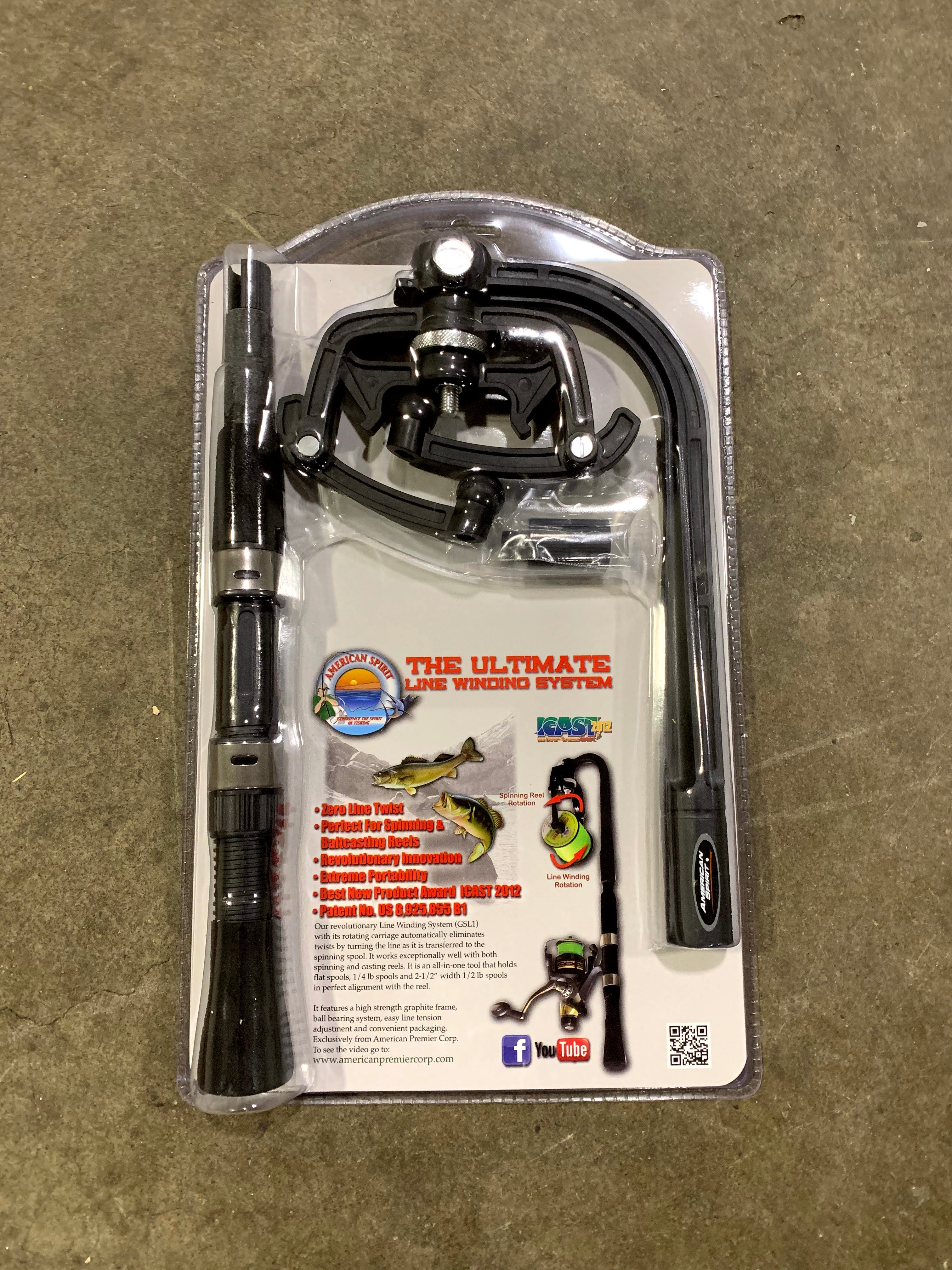 ecooda ultimate line winding system spinning fishing reel winder spooler American Spirit The Ultimate Line Winding System