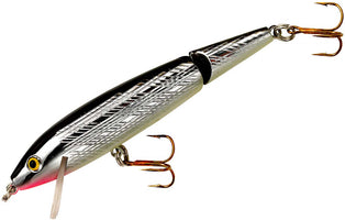 Rebel Jointed Minnow Silver Black 1/8 oz