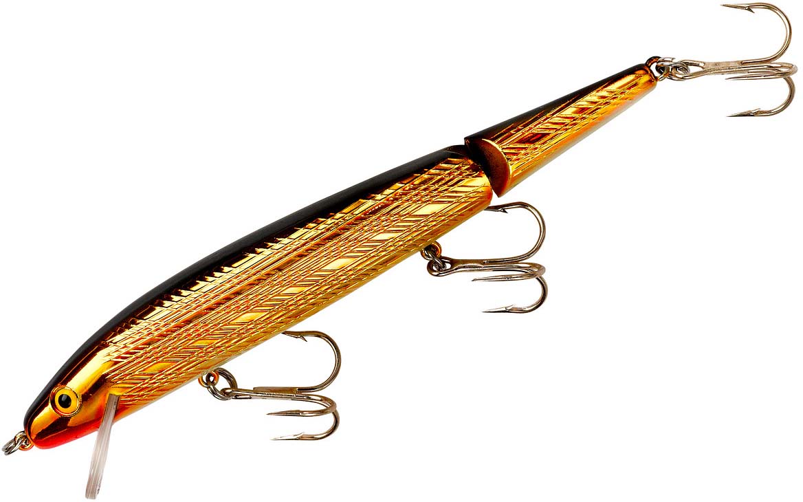 Rebel Jointed Minnow 4.5 Gold-Black