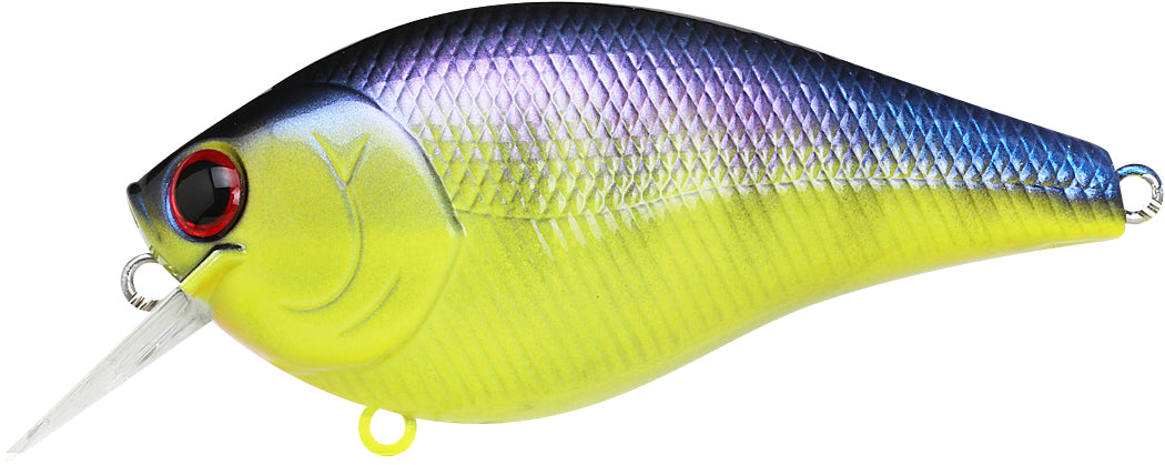 2.5 squarebill shallow diving crankbait with custom painted 3body with  rattle