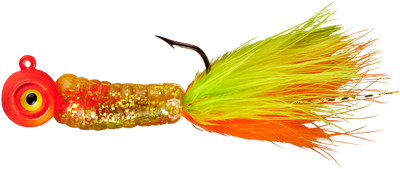 Lindy Fuzz-E-Grub Pre-Rigged Hair Tail Soft Grub 2 pack