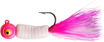 Lindy Fuzz-E-Grub Pre-Rigged Hair Tail Soft Grub 2 pack