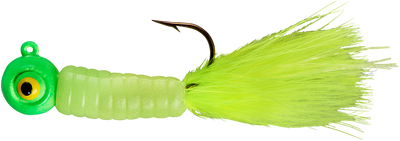 Lindy Fuzz-E-Grub Pre-Rigged Hair Tail Soft Grub 2 pack