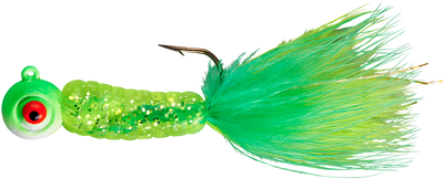 Lindy Fuzz-E-Grub Pre-Rigged Hair Tail Soft Grub 2 pack