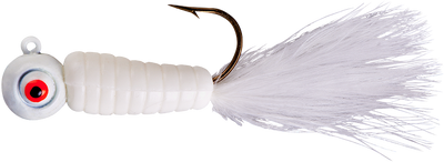 Lindy Fuzz-E-Grub Pre-Rigged Hair Tail Soft Grub 2 pack